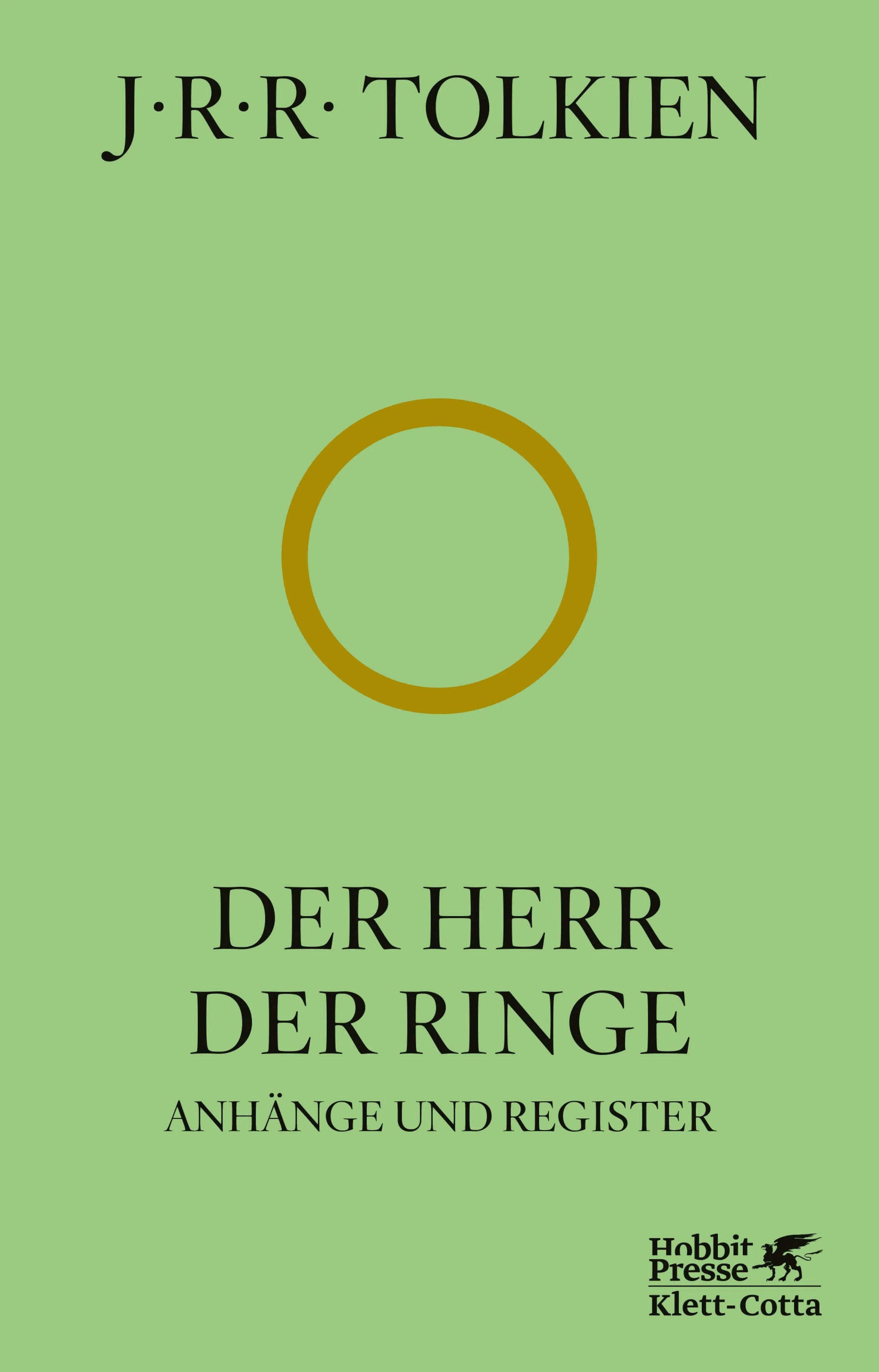 Cover: Der Herr der Ringe - Anhänge und Register (E-Book) von J.R.R. Tolkien