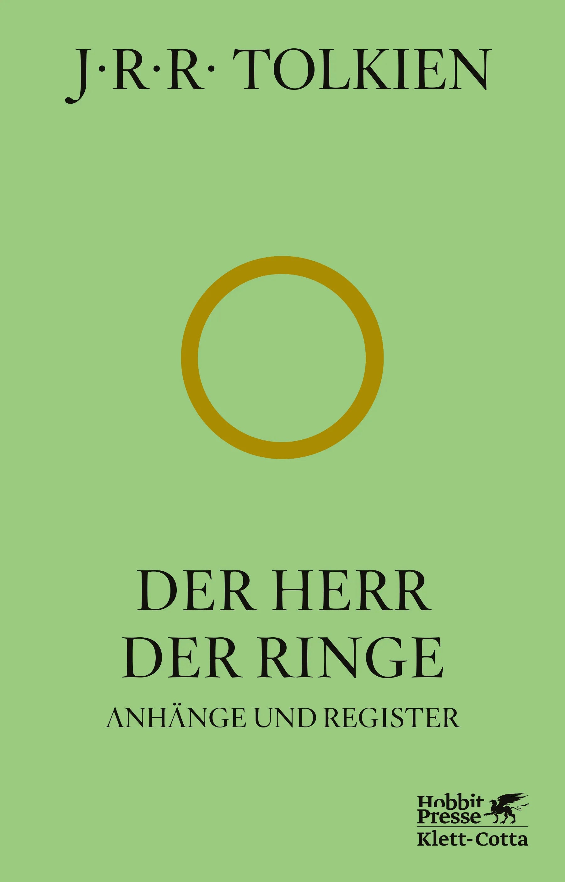 Buchcover von 'Der Herr der Ringe - Anhänge und Register' - Paperback von J.R.R. Tolkien