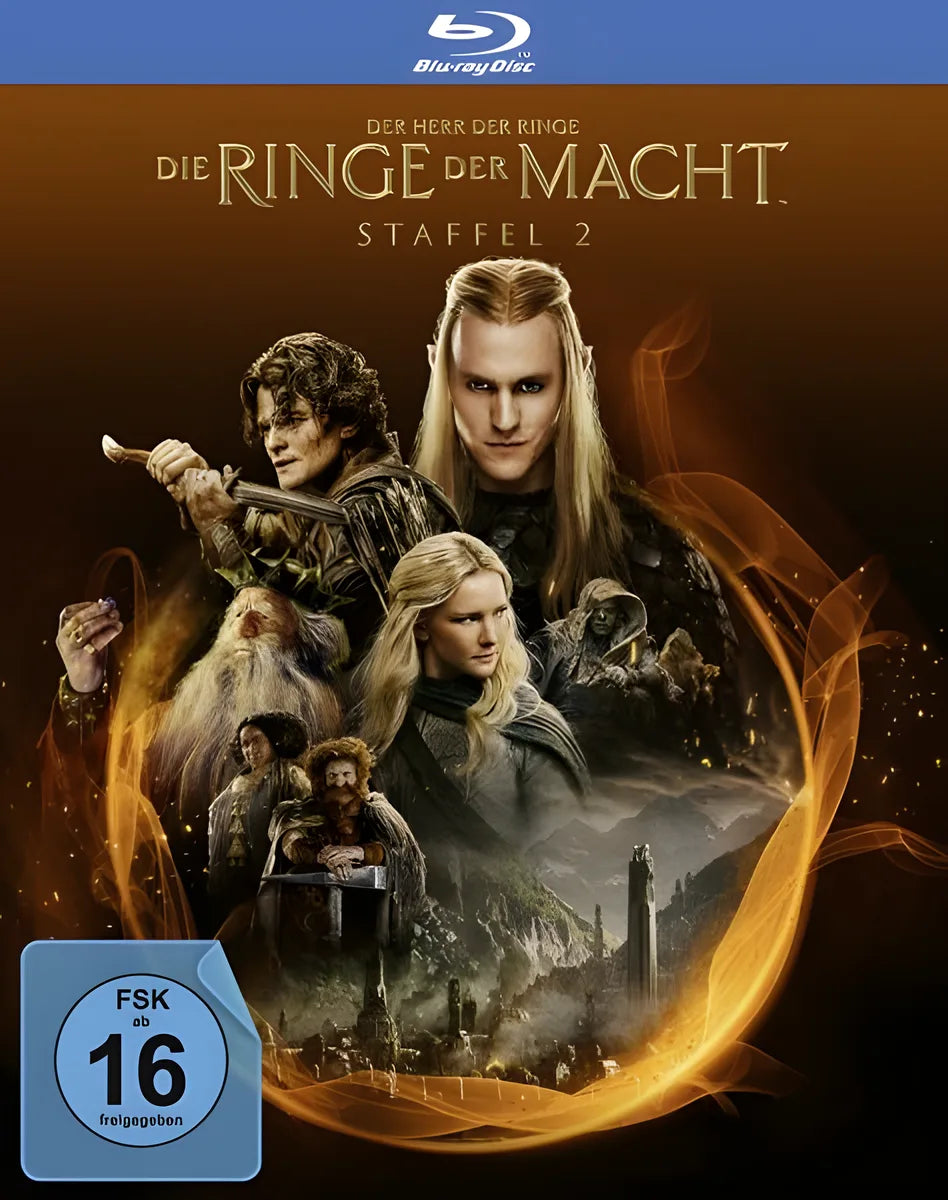 Blu-ray-Cover: Der Herr der Ringe: Die Ringe der Macht - Staffel 2