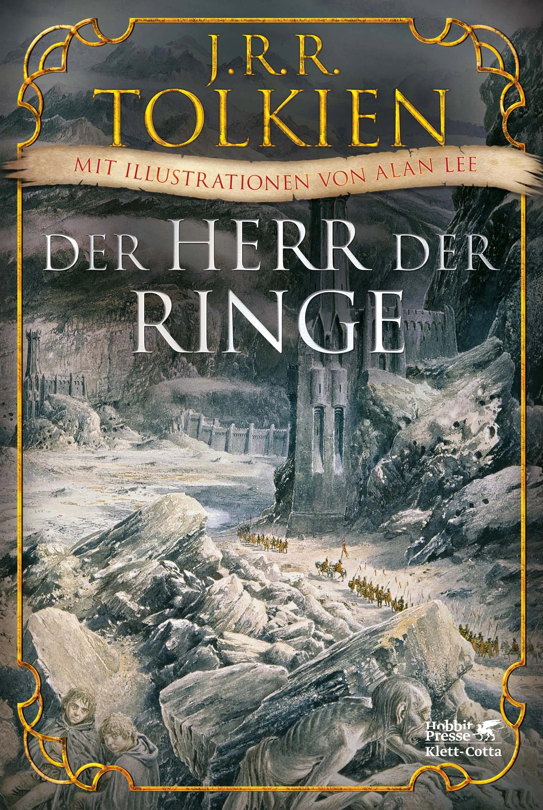 Buchcover von 'Der Herr der Ringe' - Gebundene Ausgabe von J.R.R. Tolkien