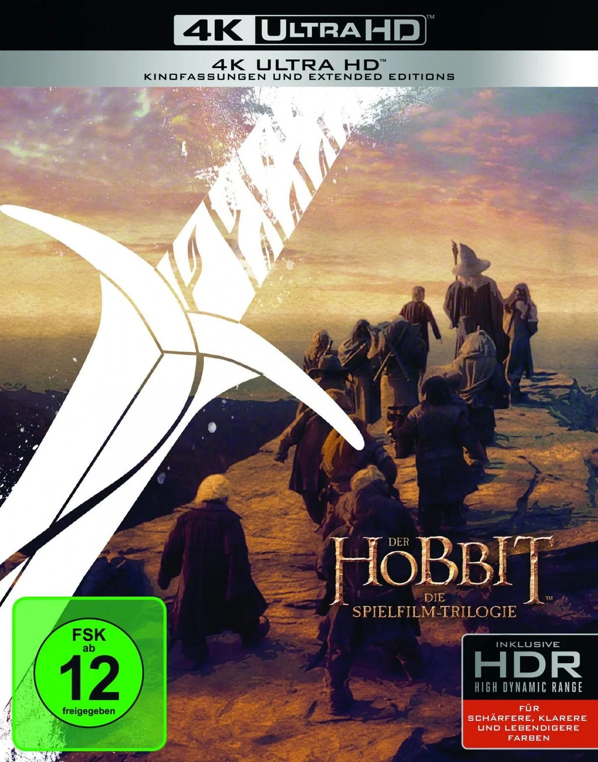 Der Hobbit: Die Spielfilm Trilogie - Extended Ed - Blu-ray 4K Ultra HD