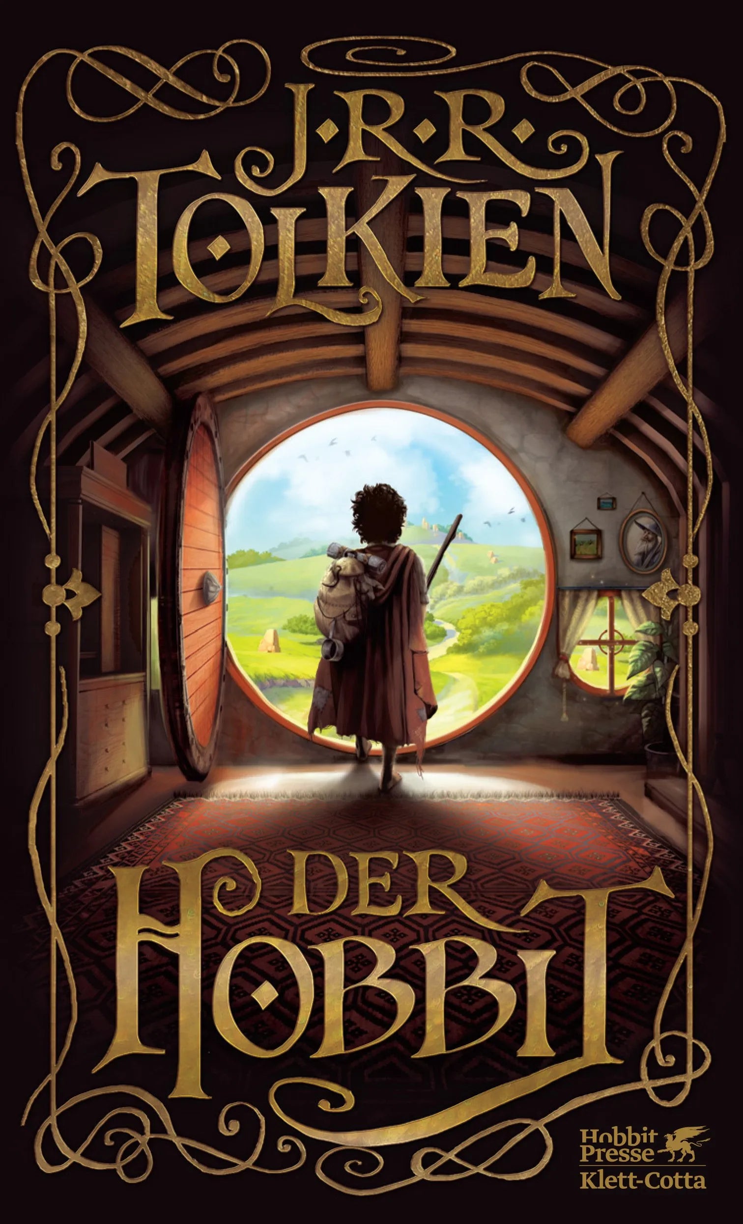 Buchcover von 'Der Hobbit' - Gebundene Ausgabe von J.R.R. Tolkien