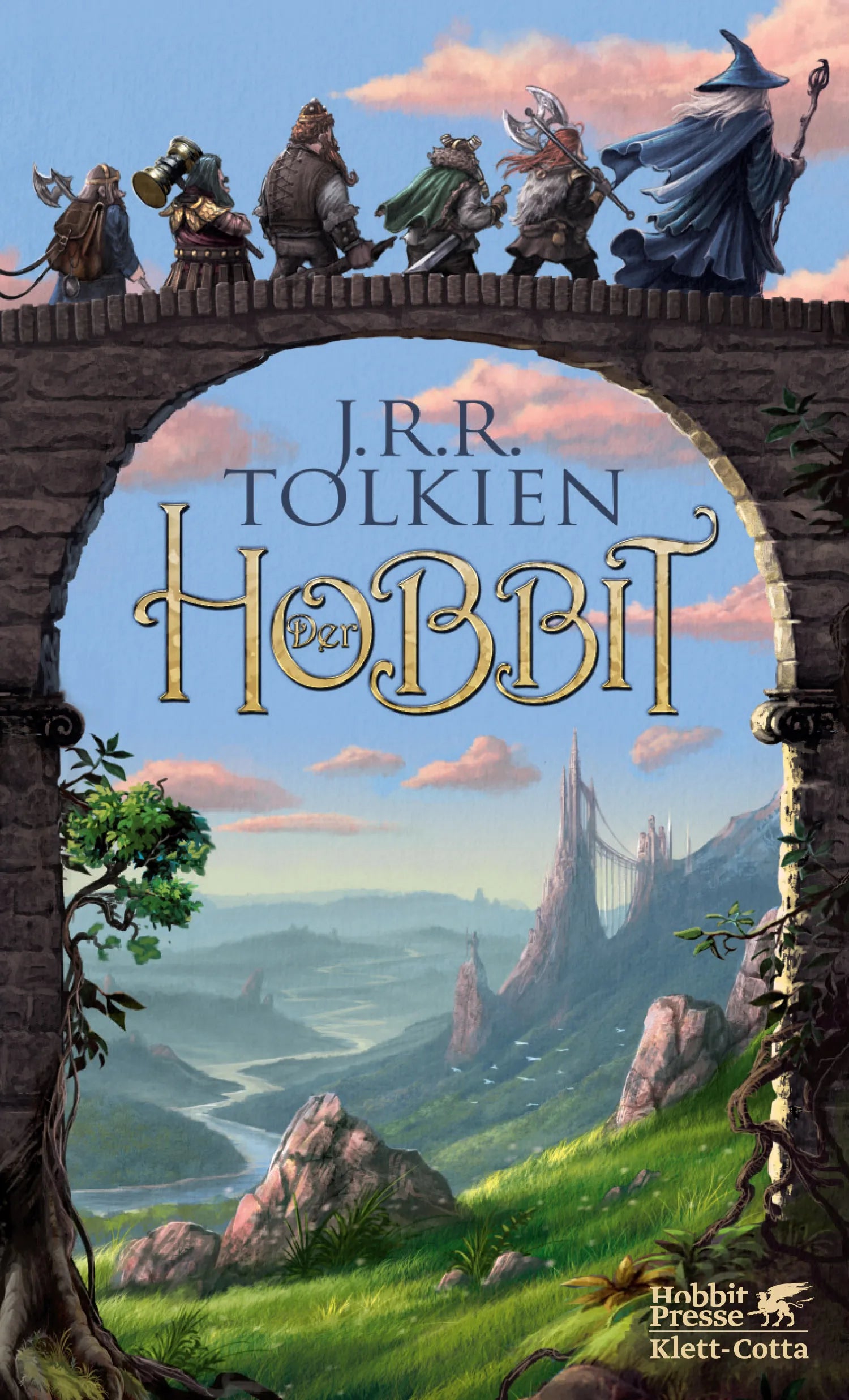 Buchcover von 'Der Hobbit' - Gebundene Ausgabe von J.R.R. Tolkien