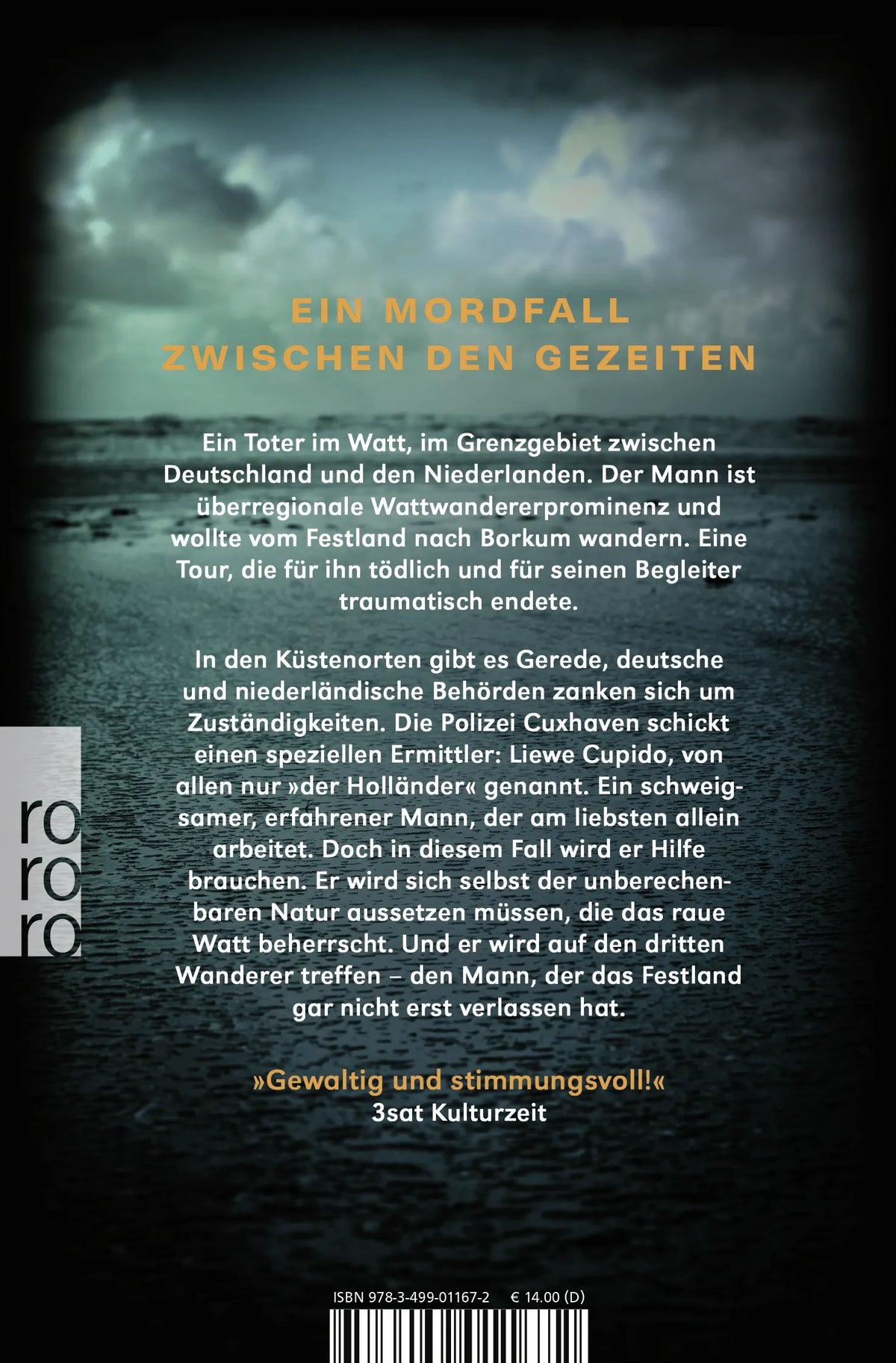 Buchrückseite von 'Der Holländer' mit Klappentext - Taschenbuch
