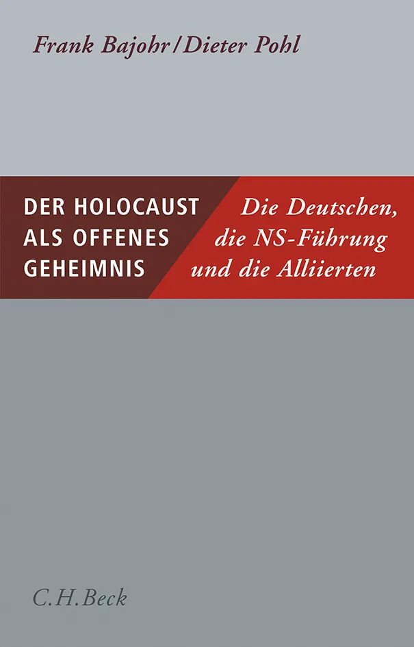 Buchcover von 'Der Holocaust als offenes Geheimnis' - Taschenbuch von Frank Bajohr