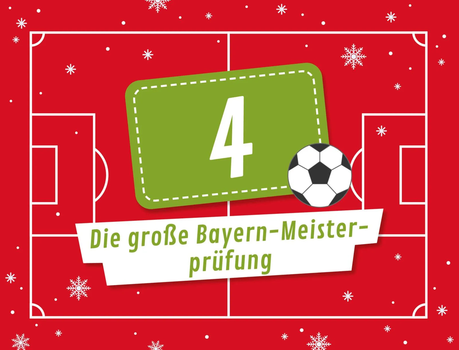 Innenansicht von 'Der inoffizielle Adventskalender für Fans des FC Bayern München' - Gebundene Ausgabe
