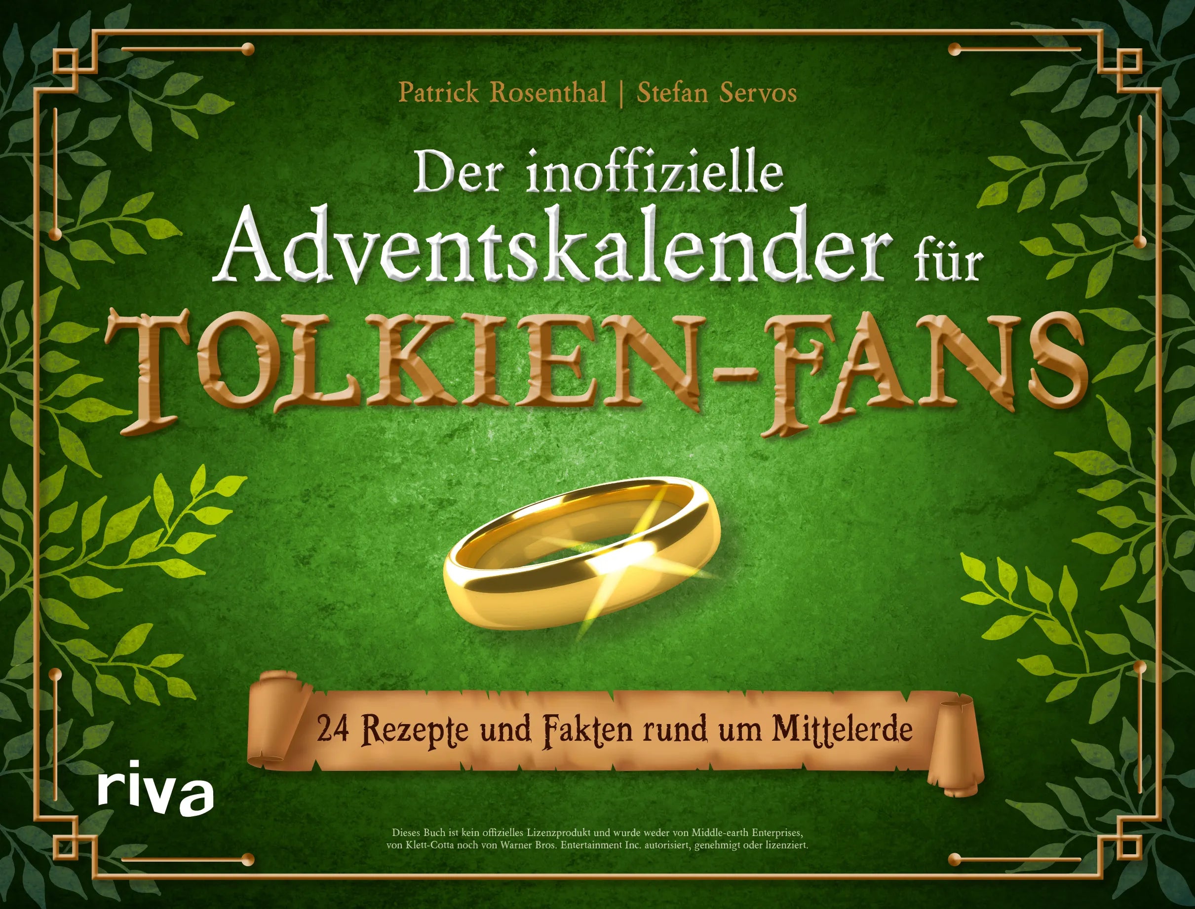 Buchcover von 'Der inoffizielle Adventskalender für Tolkien-Fans' - Gebundene Ausgabe von Patrick Rosenthal