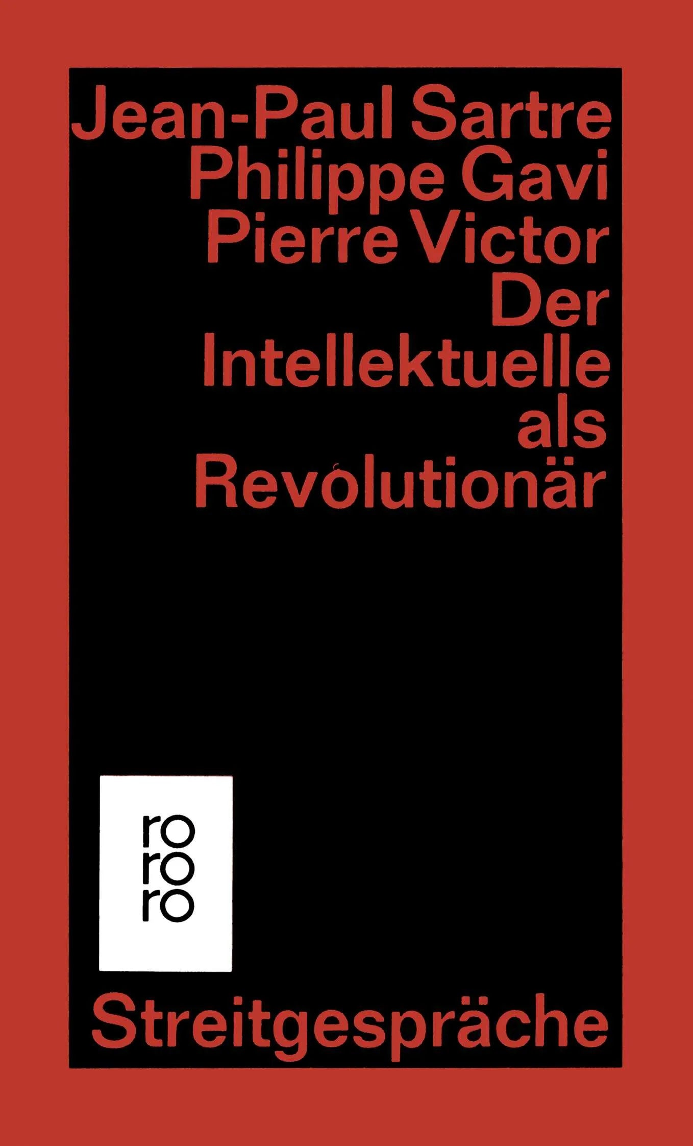 Buchcover von 'Der Intellektuelle als Revolutionär' - Taschenbuch von Jean-Paul Sartre