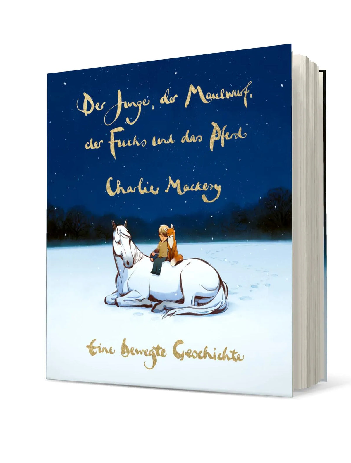 Buchcover von 'Der Junge, der Maulwurf, der Fuchs und das Pferd. Eine bewegte Geschichte' - Gebundene Ausgabe von Charlie Mackesy