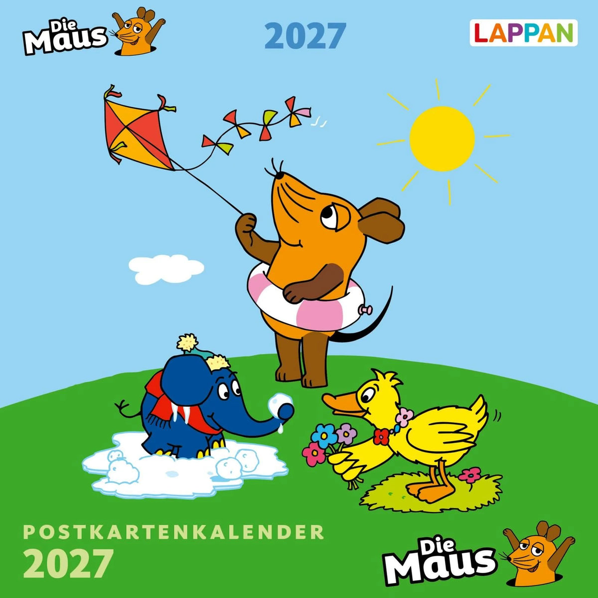 Postkartenkalender: Der Kalender mit der Maus - Postkartenkalender 2027
