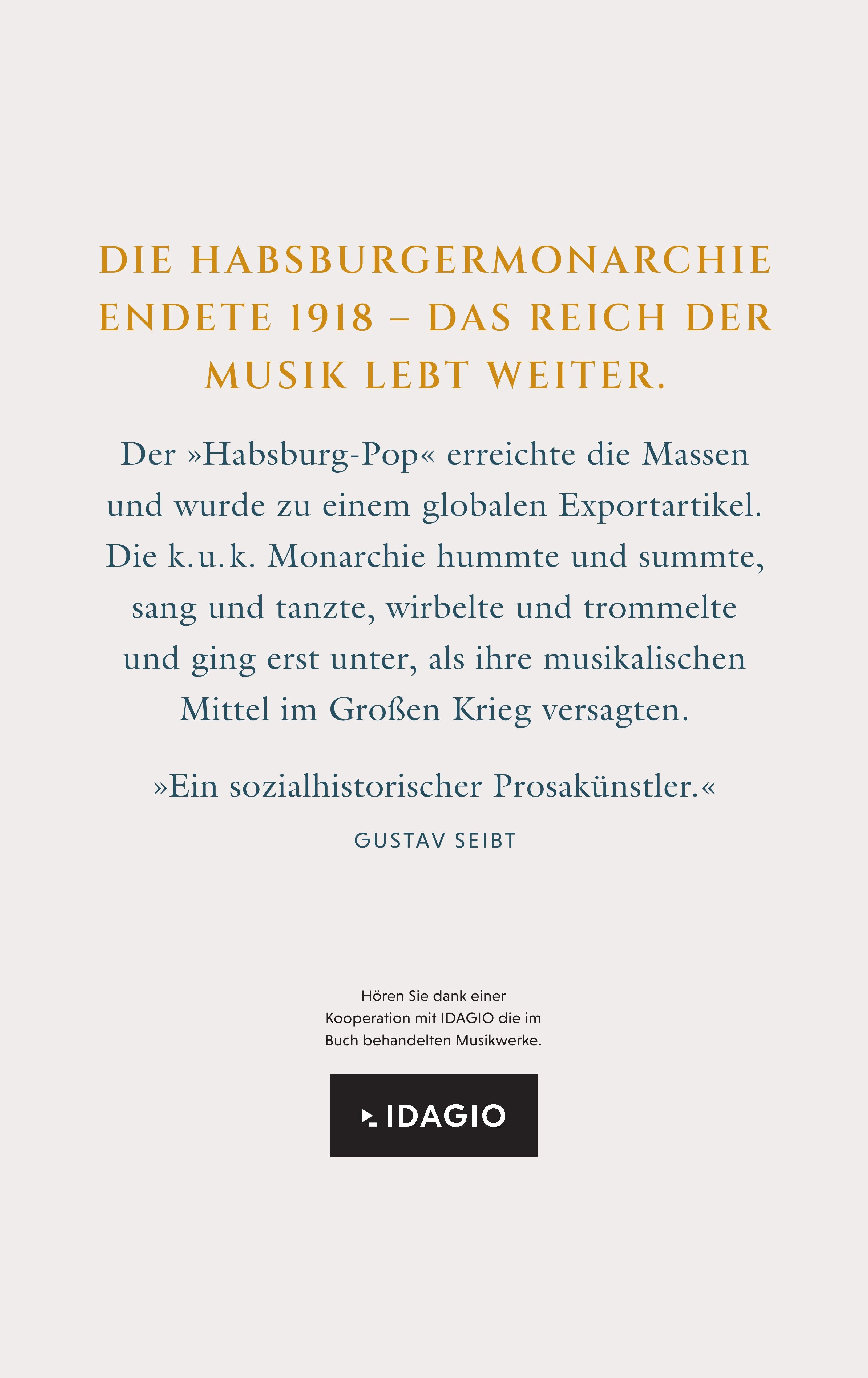 Rückseite: Der Klang der Monarchie (Hardcover)