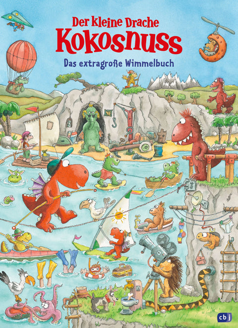 Der kleine Drache Kokonsnuss – Das extragroße Wimmelbuch