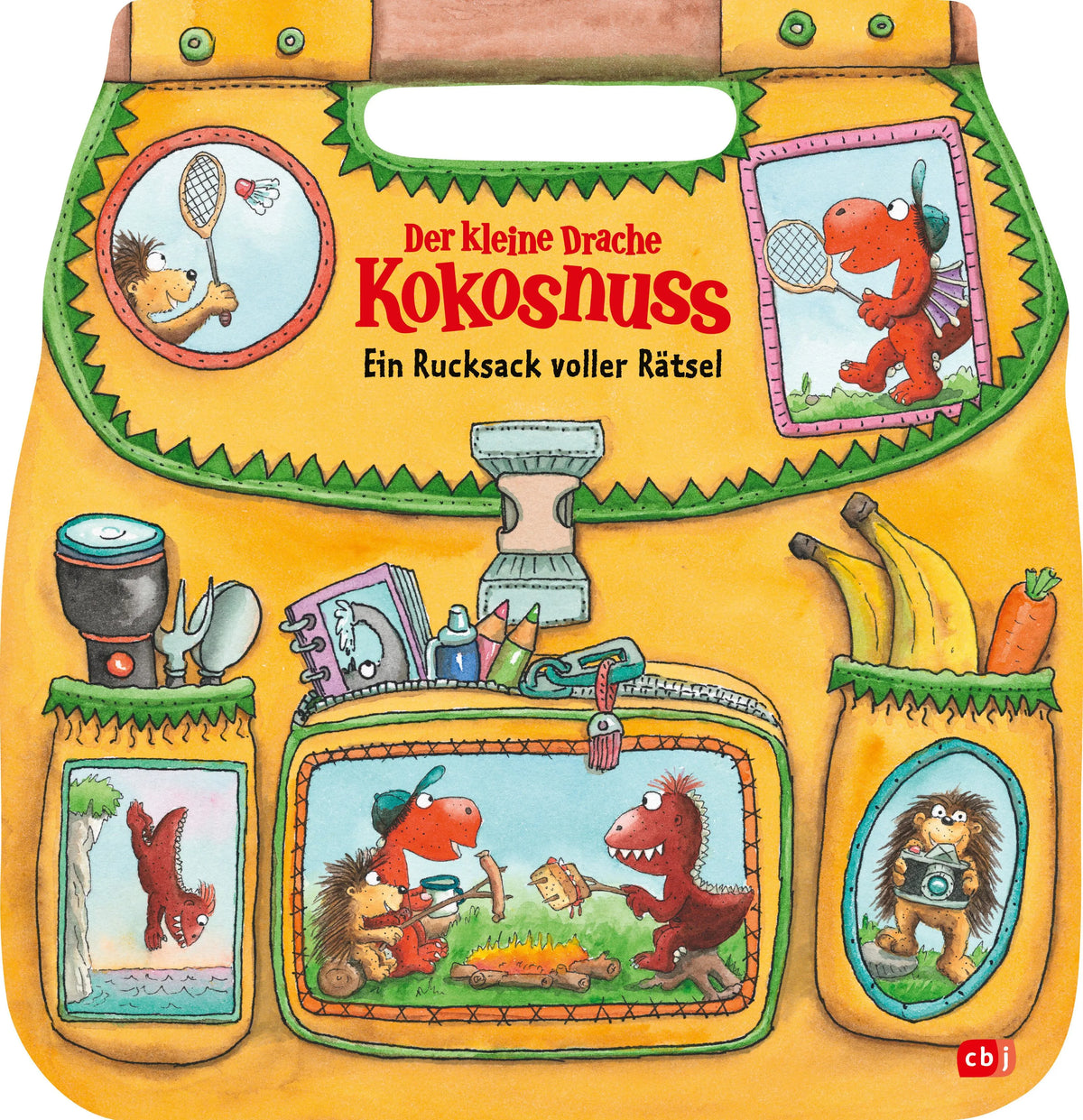 Cover: Der kleine Drache Kokosnuss – Ein Rucksack voller Rätsel (Hardcover) von Ingo Siegner