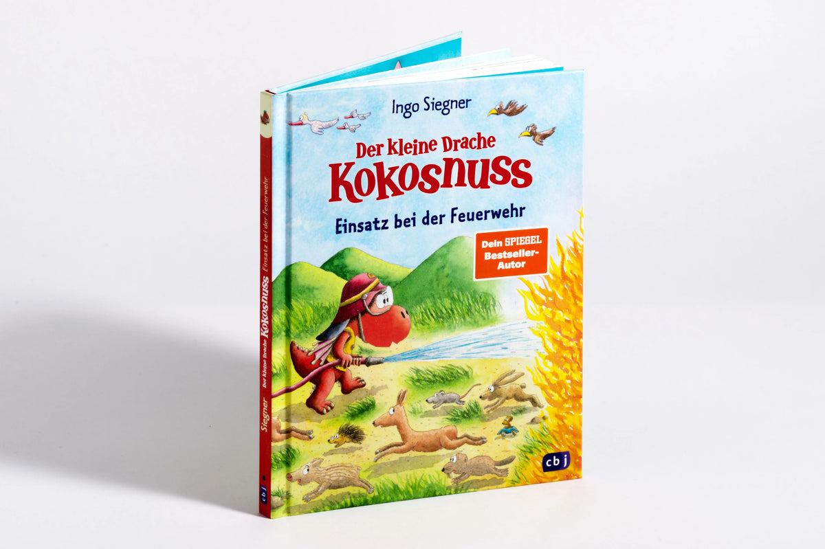 Detailansicht: Der kleine Drache Kokosnuss – Einsatz bei der Feuerwehr (Hardcover)