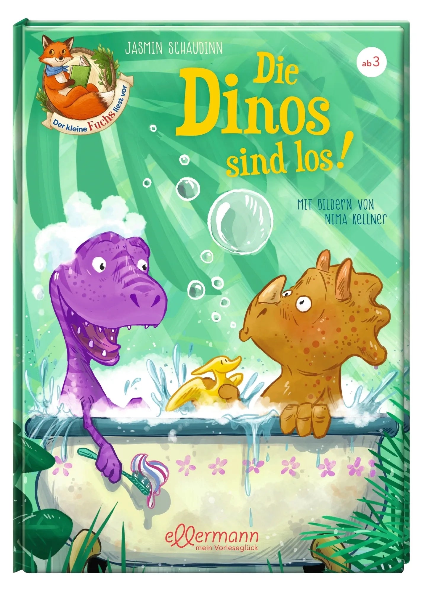 Produktansicht: Der kleine Fuchs liest vor. Die Dinos sind los! (Gebundene Ausgabe)
