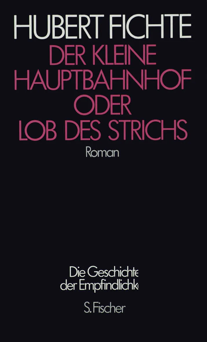 Buchcover von 'Der Kleine Hauptbahnhof oder Lob des Strichs' - Gebundene Ausgabe von Hubert Fichte