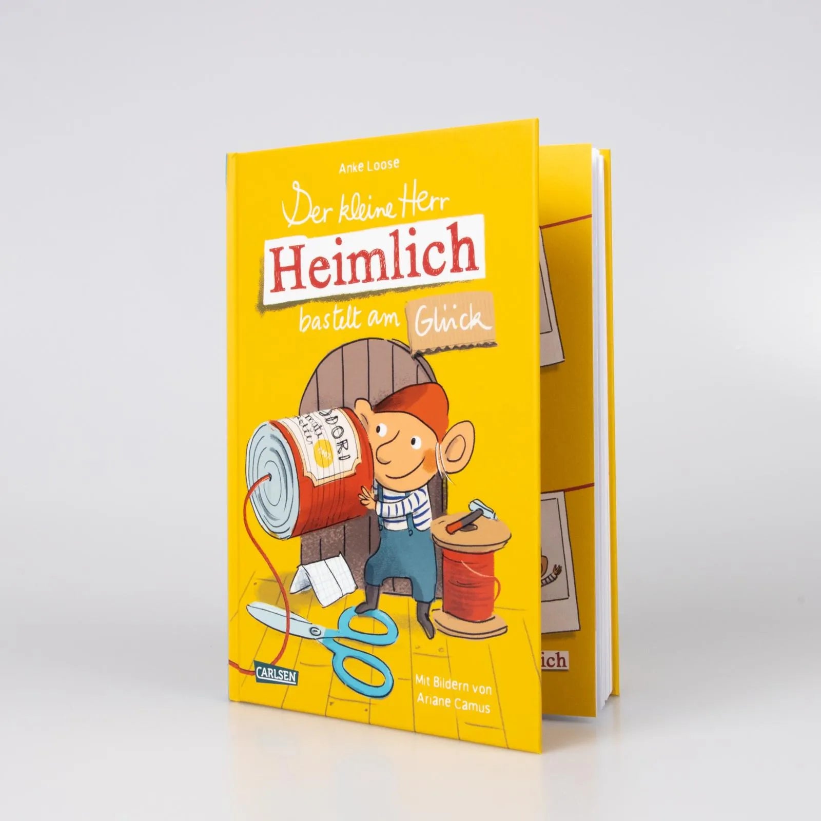 Produktansicht: Der kleine Herr Heimlich bastelt am Glück (Gebundene Ausgabe)