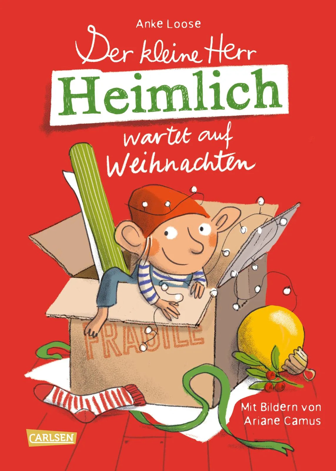 Buchcover von 'Der kleine Herr Heimlich wartet auf Weihnachten' - Gebundene Ausgabe von Anke Loose