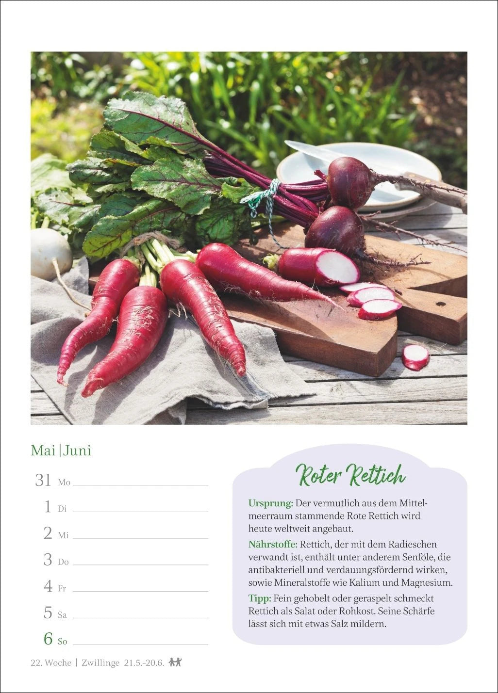 Der kleine Küchenkalender Wochenkalender 2027 - Wochenkalender mit praktischen Tipps – Ansicht