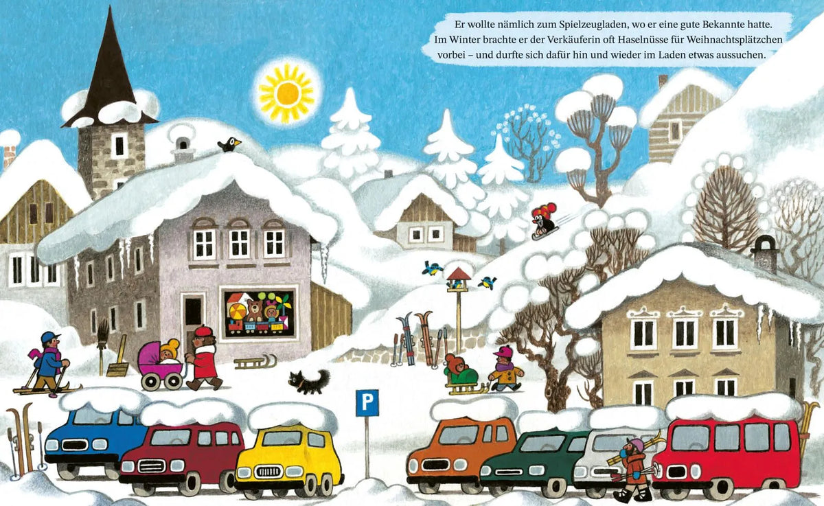 Detailansicht: Der kleine Maulwurf feiert Weihnachten (Hardcover)