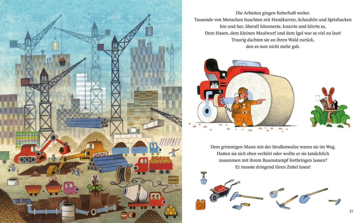 Detailansicht: Der kleine Maulwurf in der Stadt (Hardcover)