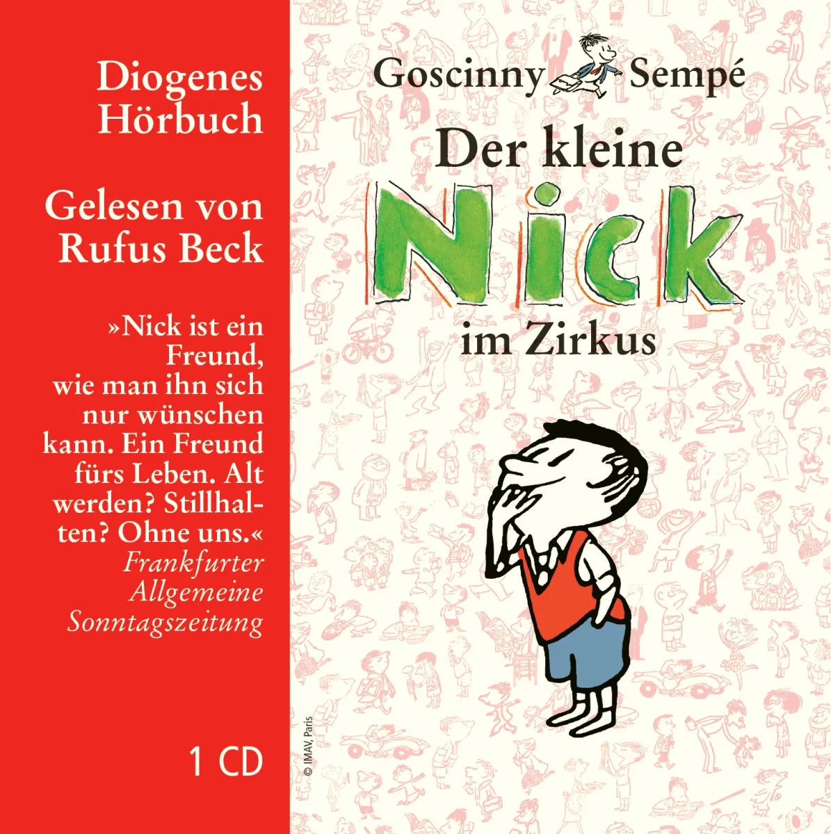 Buchcover von 'Der kleine Nick im Zirkus' - Hörbuch (CD) von René Goscinny