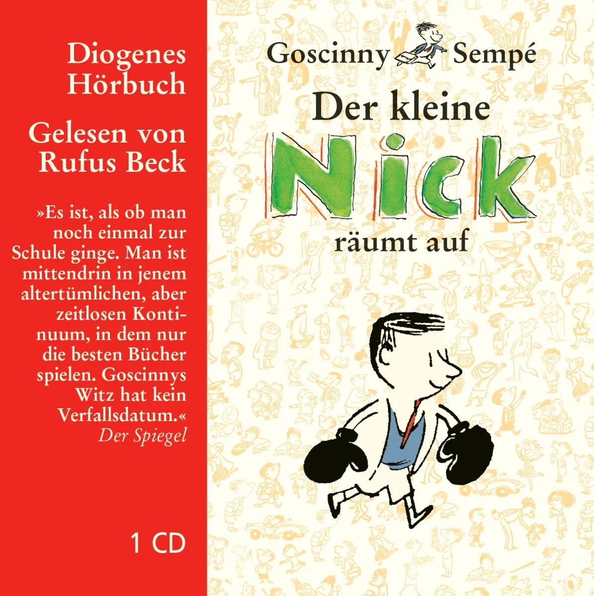 Buchcover von 'Der kleine Nick räumt auf' - Hörbuch (CD) von René Goscinny