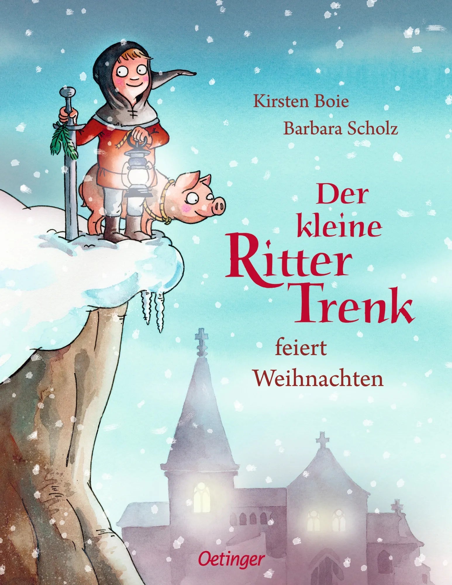 Buchcover von 'Der kleine Ritter Trenk feiert Weihnachten' - Gebundene Ausgabe von Kirsten Boie