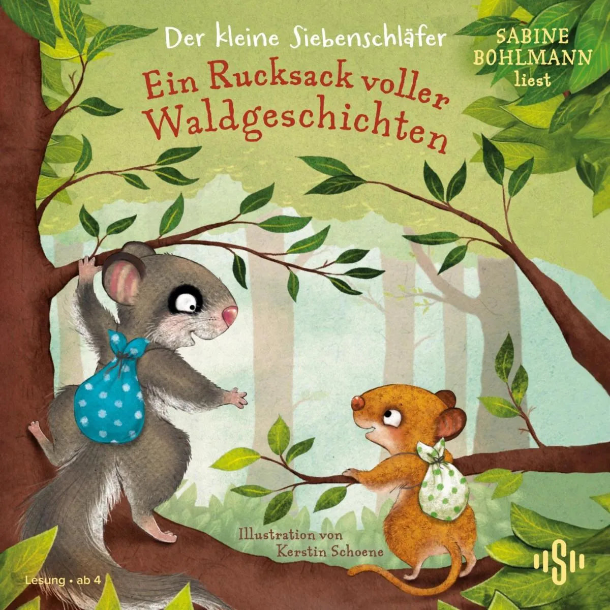 Cover: Der kleine Siebenschläfer: Ein Rucksack voller Waldgeschichten (Hörbuch Download) von Sabine Bohlmann