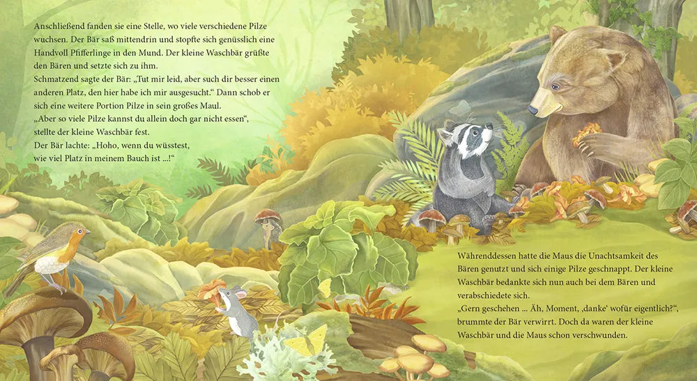 Lea Käßmann - Der kleine Waschbär findet neue Freunde – ein Bilderbuch für Kinder ab 2 Jahren