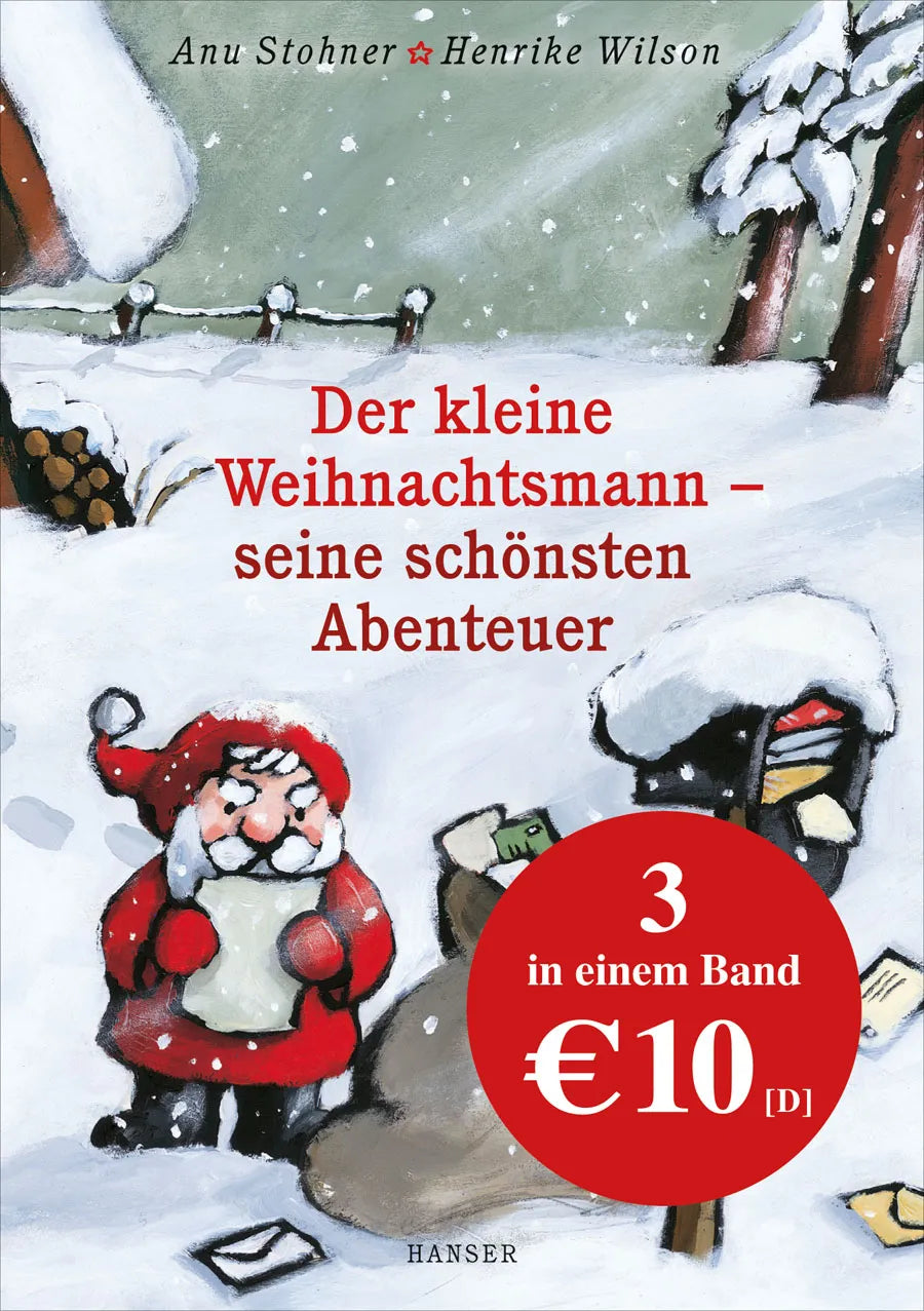 Buchcover von 'Der kleine Weihnachtsmann - seine schönsten Abenteuer' - Gebundene Ausgabe von Anu Stohner