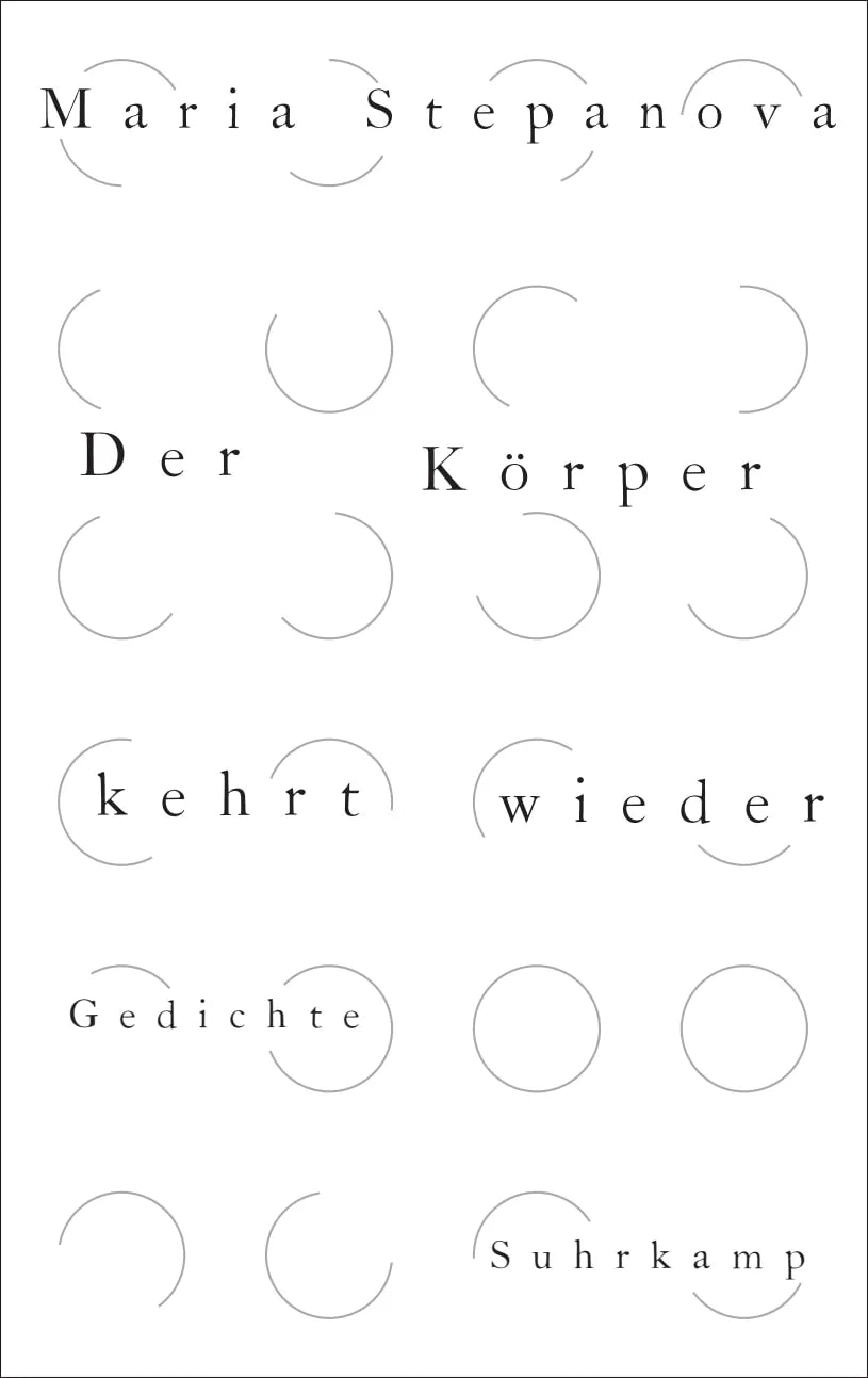 Buchcover von 'Der Körper kehrt wieder' - Gebundene Ausgabe von Maria Stepanova