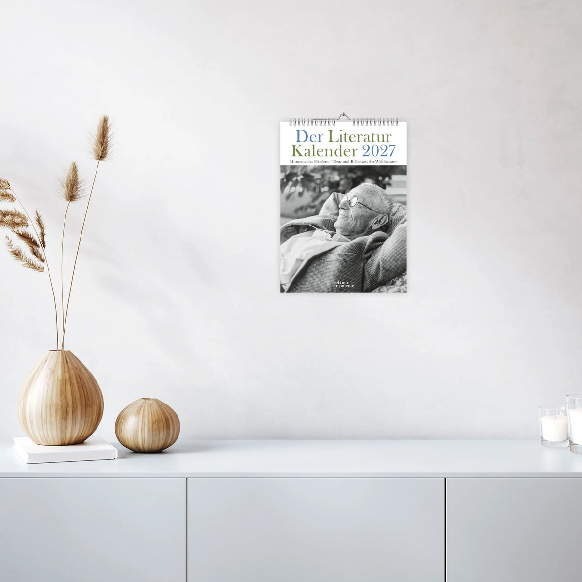 Der Literatur Kalender Wochenkalender 2027 – Ansicht