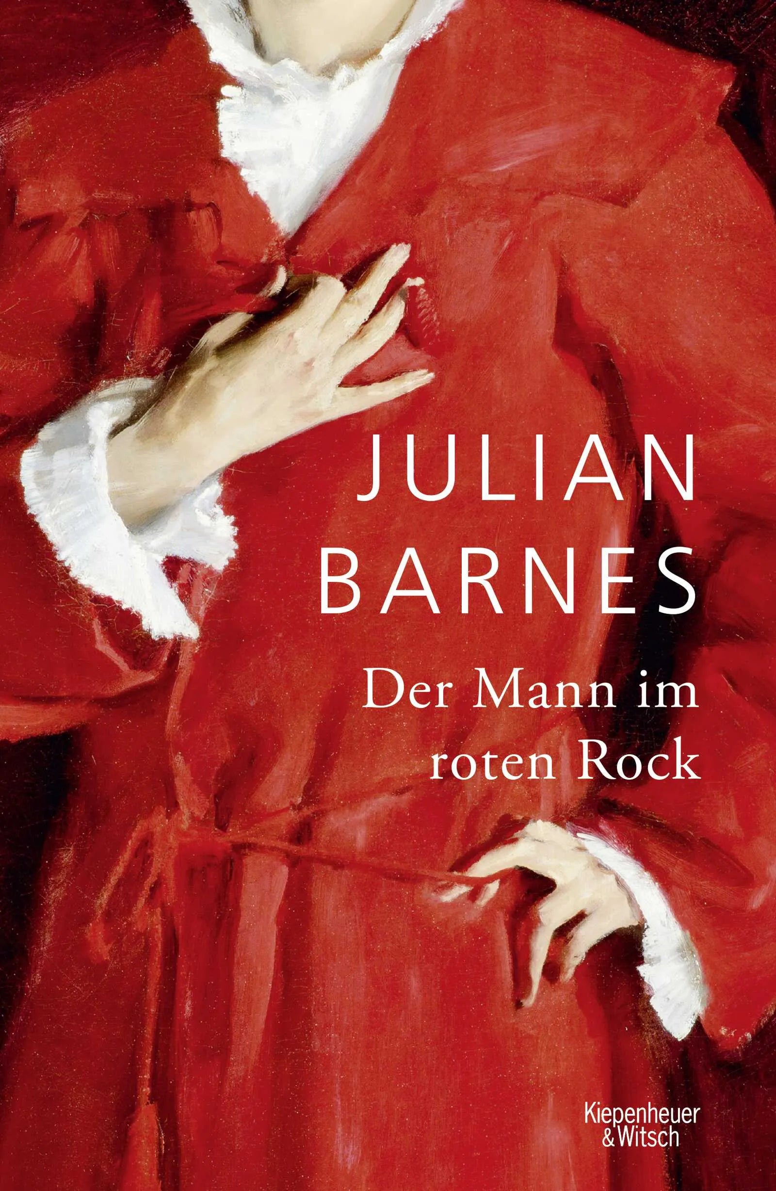 Buchcover von 'Der Mann im roten Rock' - Gebundene Ausgabe von Julian Barnes