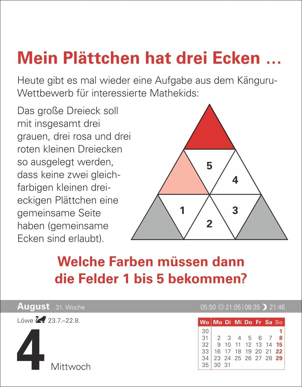 Der Mathematik-Kalender Tagesabreißkalender 2027 - Nachts teile ich heimlich durch Null – Ansicht