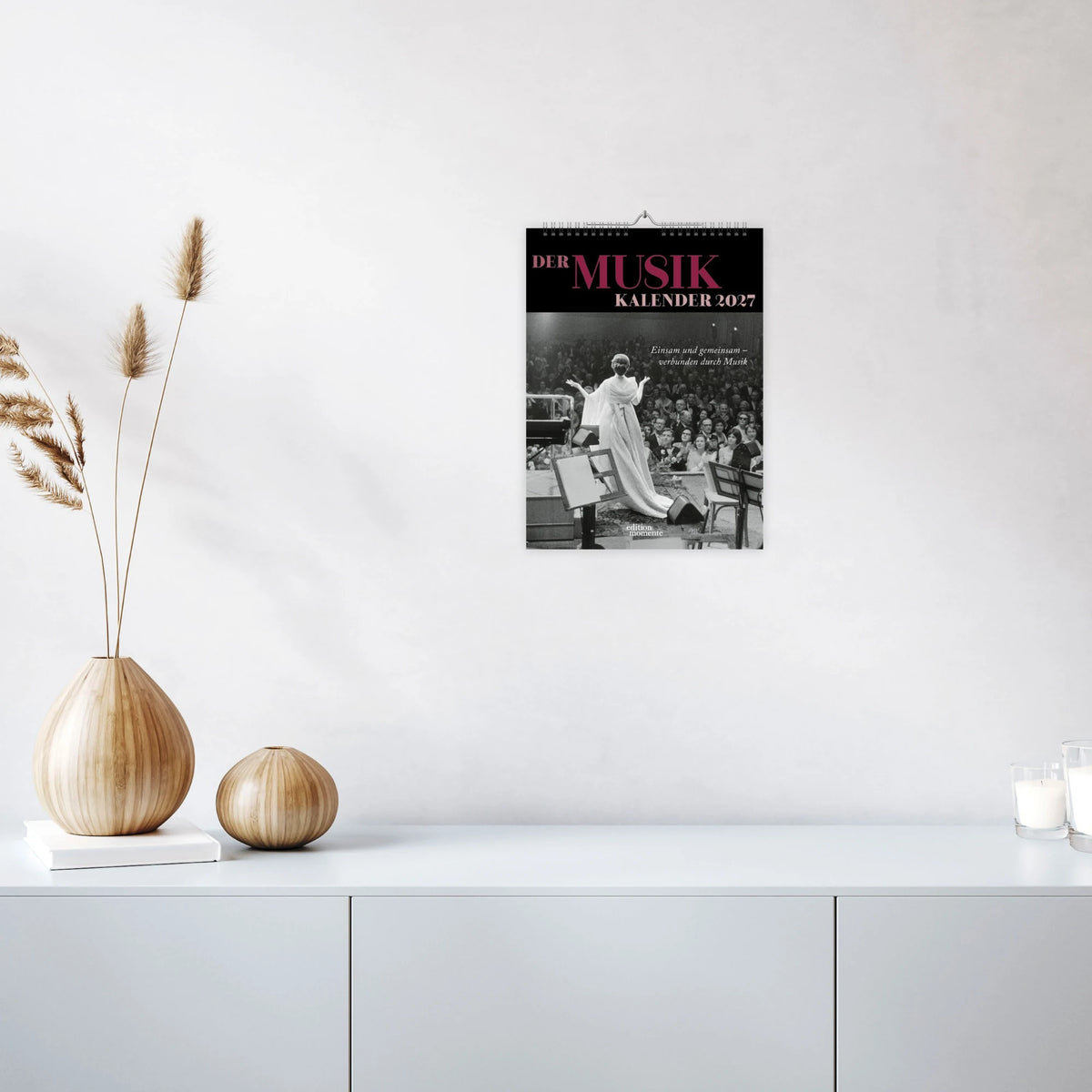 Der Musik Kalender Wochenkalender 2027 – Ansicht