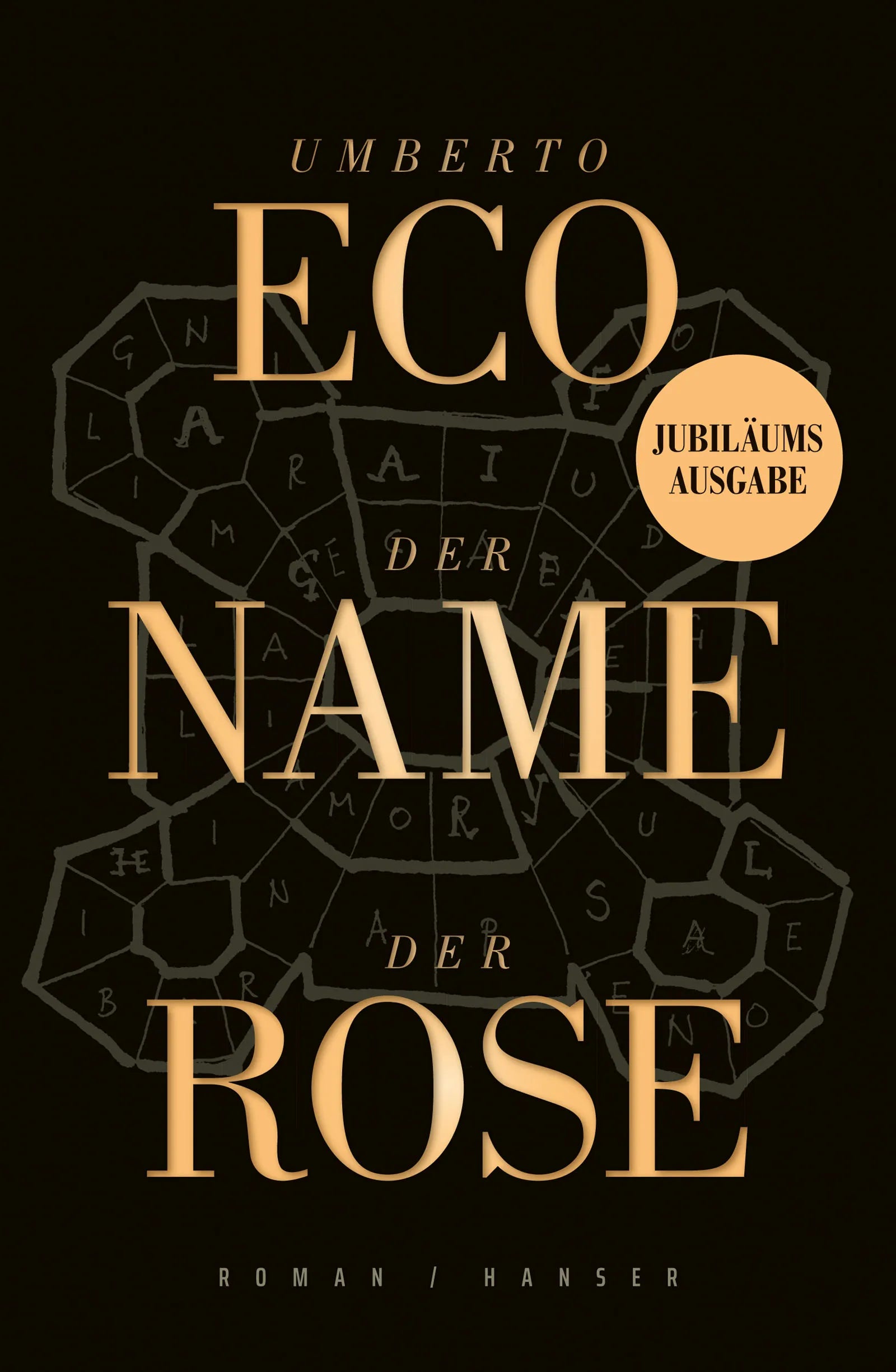 Buchcover von 'Der Name der Rose' - Gebundene Ausgabe von Umberto Eco