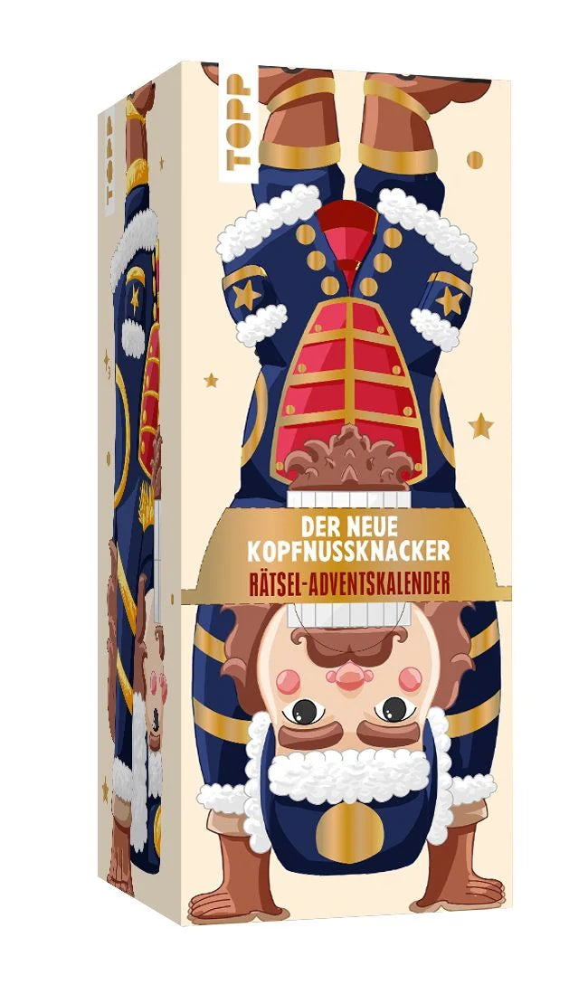 Adventskalender: Der neue Kopfnussknacker – Rätsel-Adventskalender (blaue Edition – 2026)