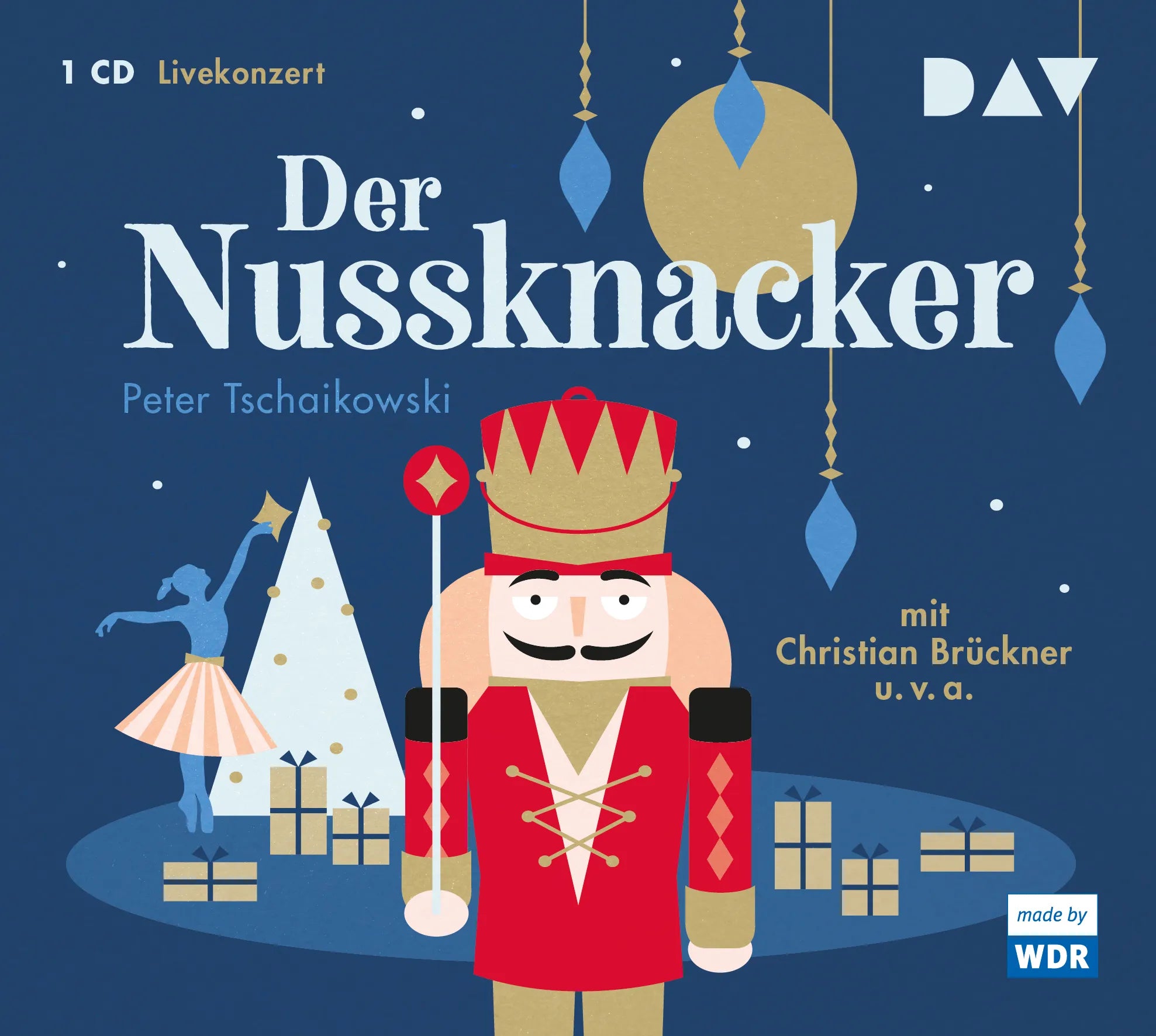 Buchcover von 'Der Nussknacker' - Hörbuch (CD) von Peter Tschaikowski