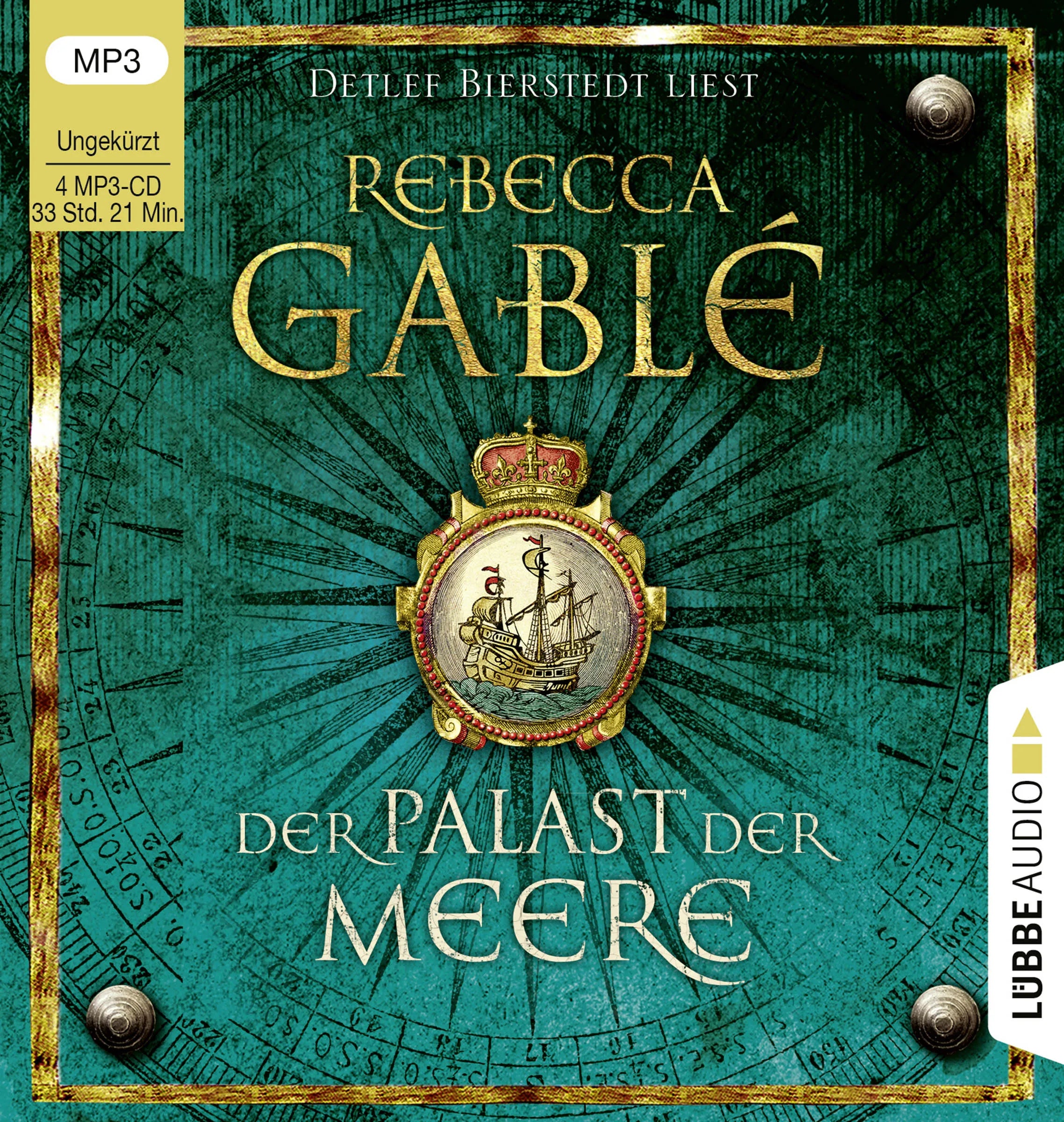 Buchcover von 'Der Palast der Meere' - Hörbuch (CD) von Rebecca Gablé