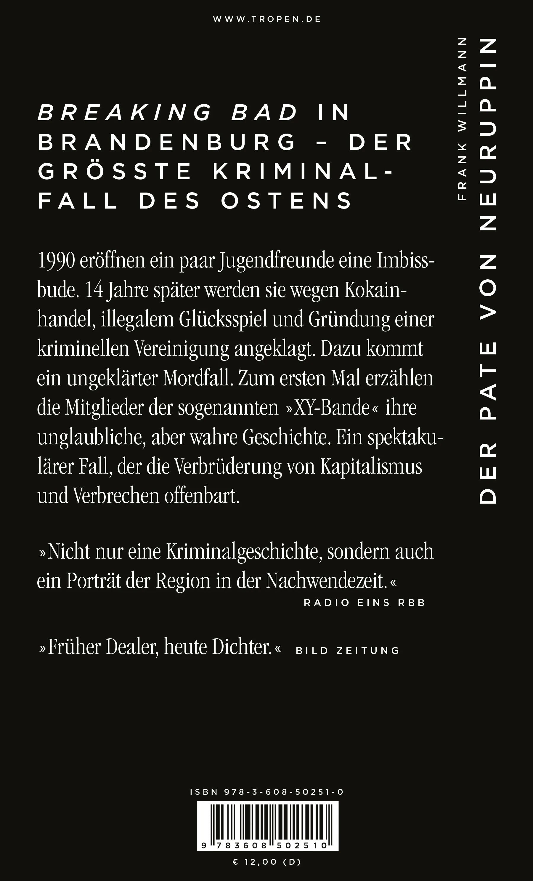 Rückseite: Der Pate von Neuruppin (Taschenbuch)