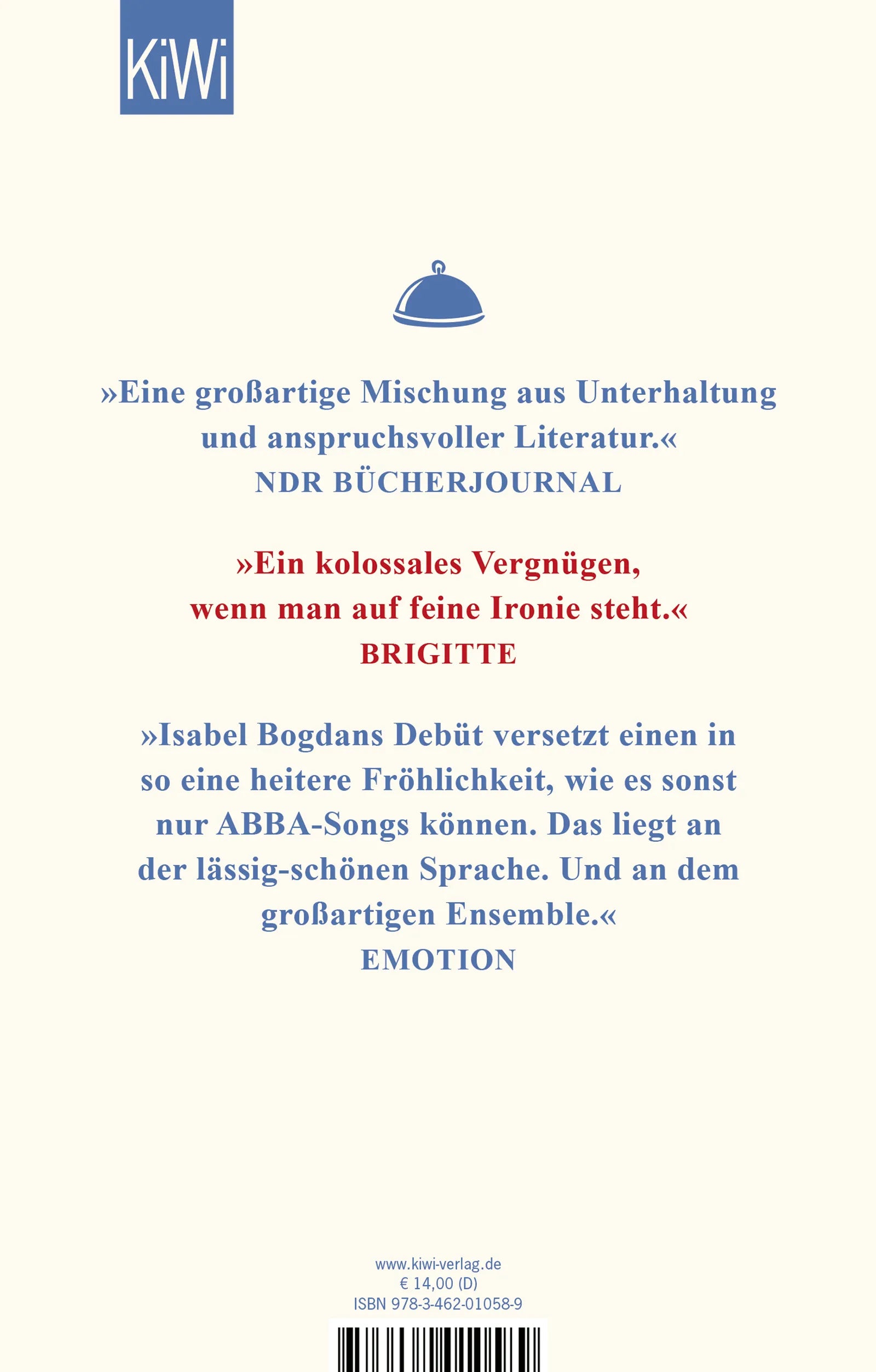 Buchrückseite von 'Der Pfau' mit Klappentext - Gebundene Ausgabe