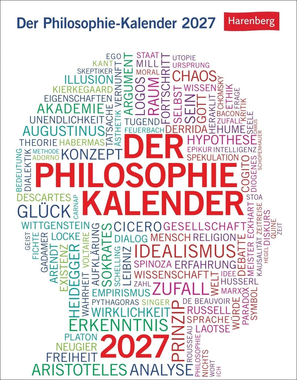 Tischkalender: Der Philosophie-Kalender Tagesabreißkalender 2027