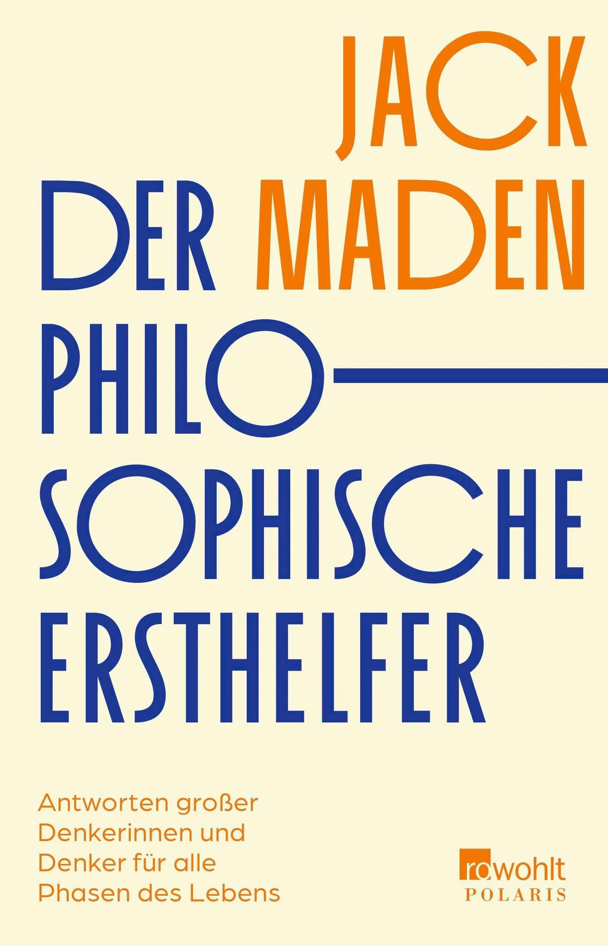 Cover: Der philosophische Ersthelfer (Hardcover) von Jack Maden