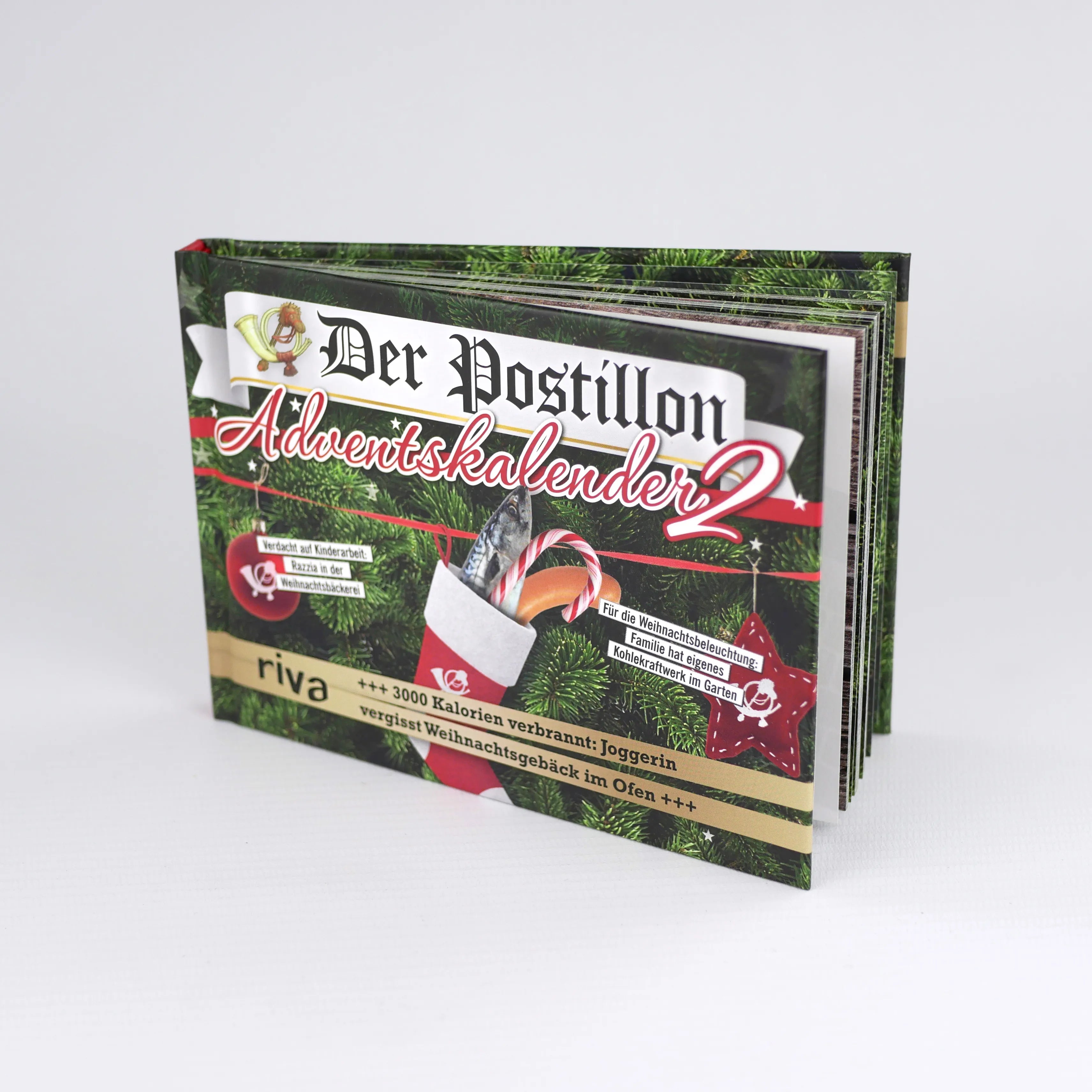 Innenansicht von 'Der Postillon Adventskalender 2' - Gebundene Ausgabe