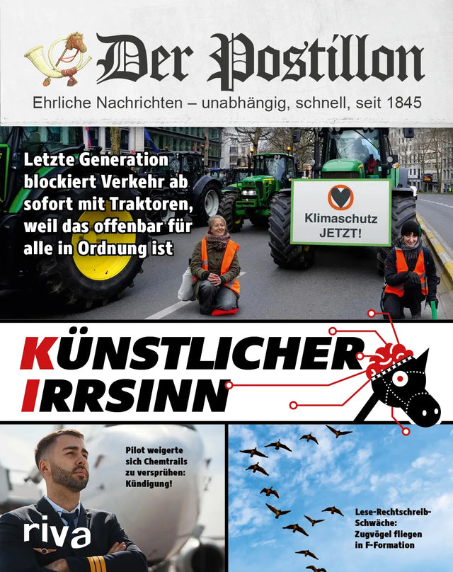 Buchcover von 'Der Postillon' - Taschenbuch von Stefan Sichermann