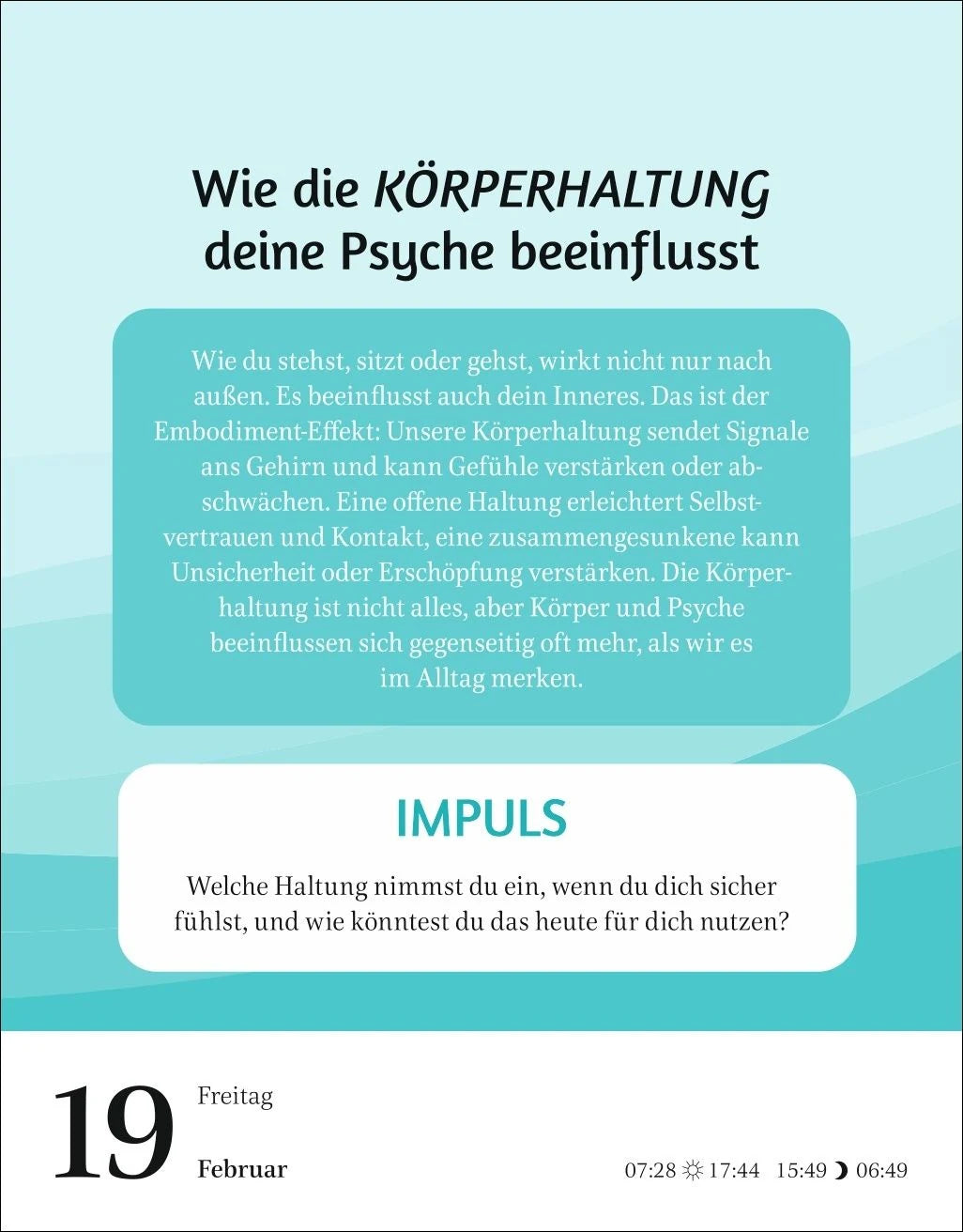 Der Psychologie-Kalender Tagesabreißkalender 2027 - Endlich wissen, wie wir ticken – Ansicht
