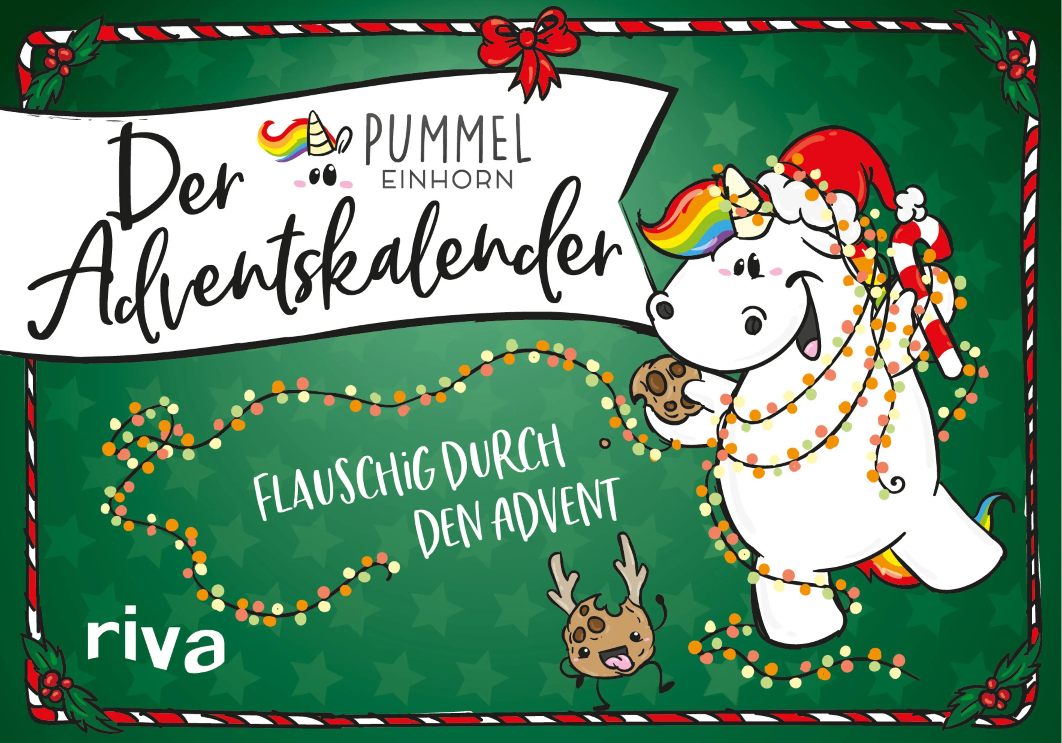 Buchcover von 'Der Pummeleinhorn-Adventskalender' - Gebundene Ausgabe von Pummeleinhorn