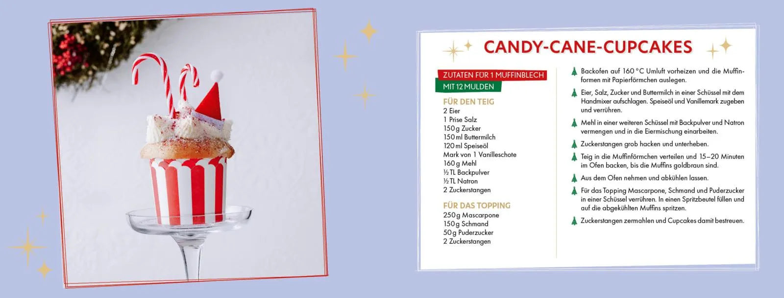 Innenansicht von 'Der Rezept-Adventskalender für Teenies' - Gebundene Ausgabe