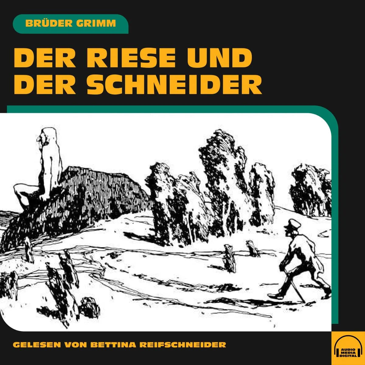 Cover: Der Riese und der Schneider (Hörbuch Download) von Brüder Grimm